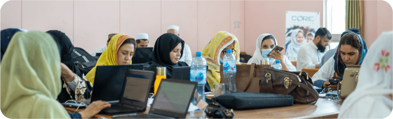 Technology interface with digital elements