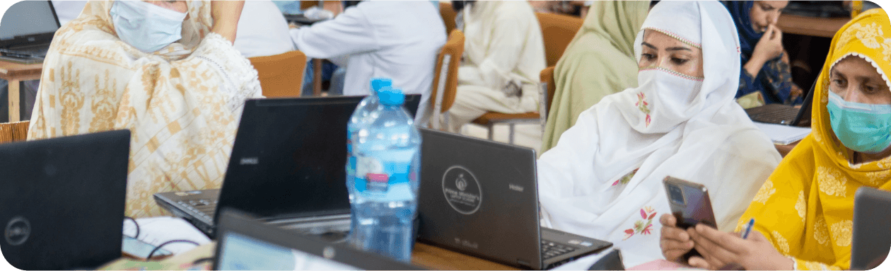 Technology interface with digital elements